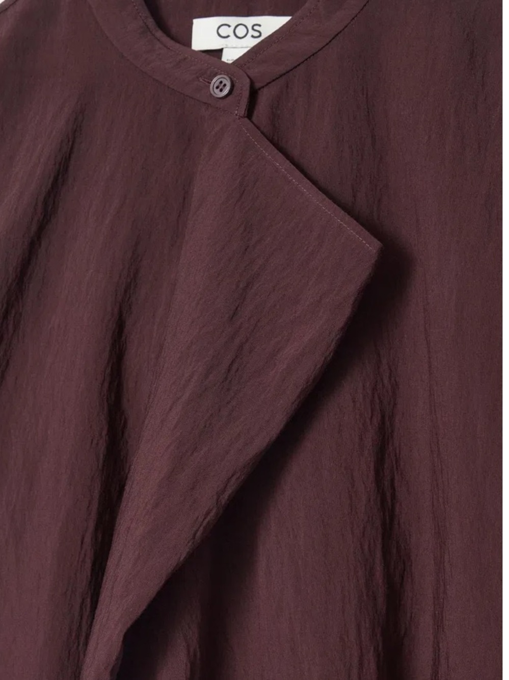 COS Draped-Panel Blouse - Picture 9 of 10